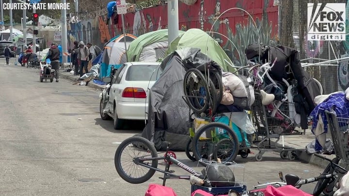 San Diego homeless woman says they’re spoiled with free stuff, phones