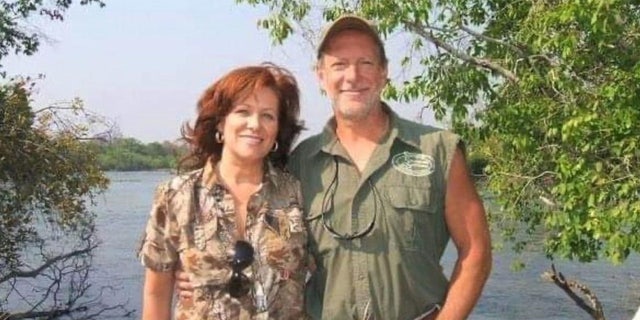 Bianca and Lawrence Rudolph on a trip