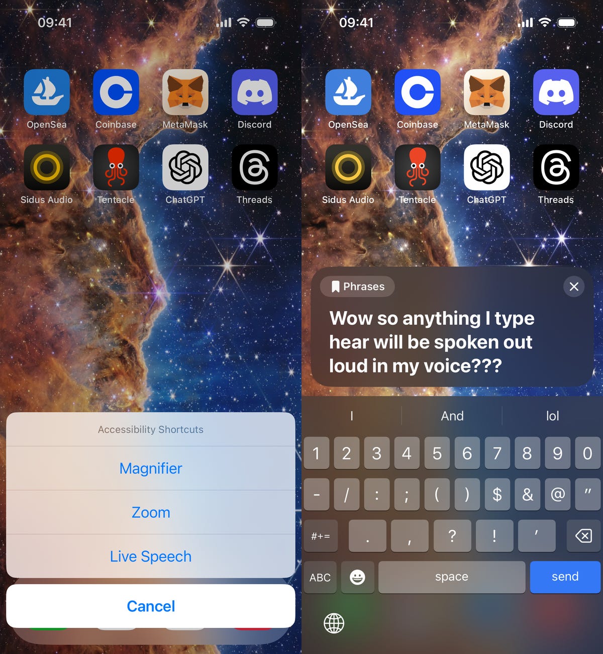 Personal Voice feature in iOS 17