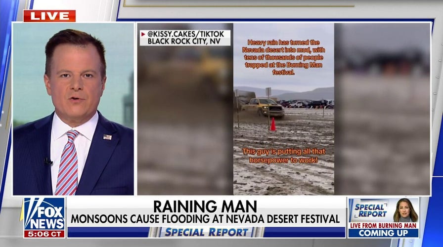  Burning Man met with flooding