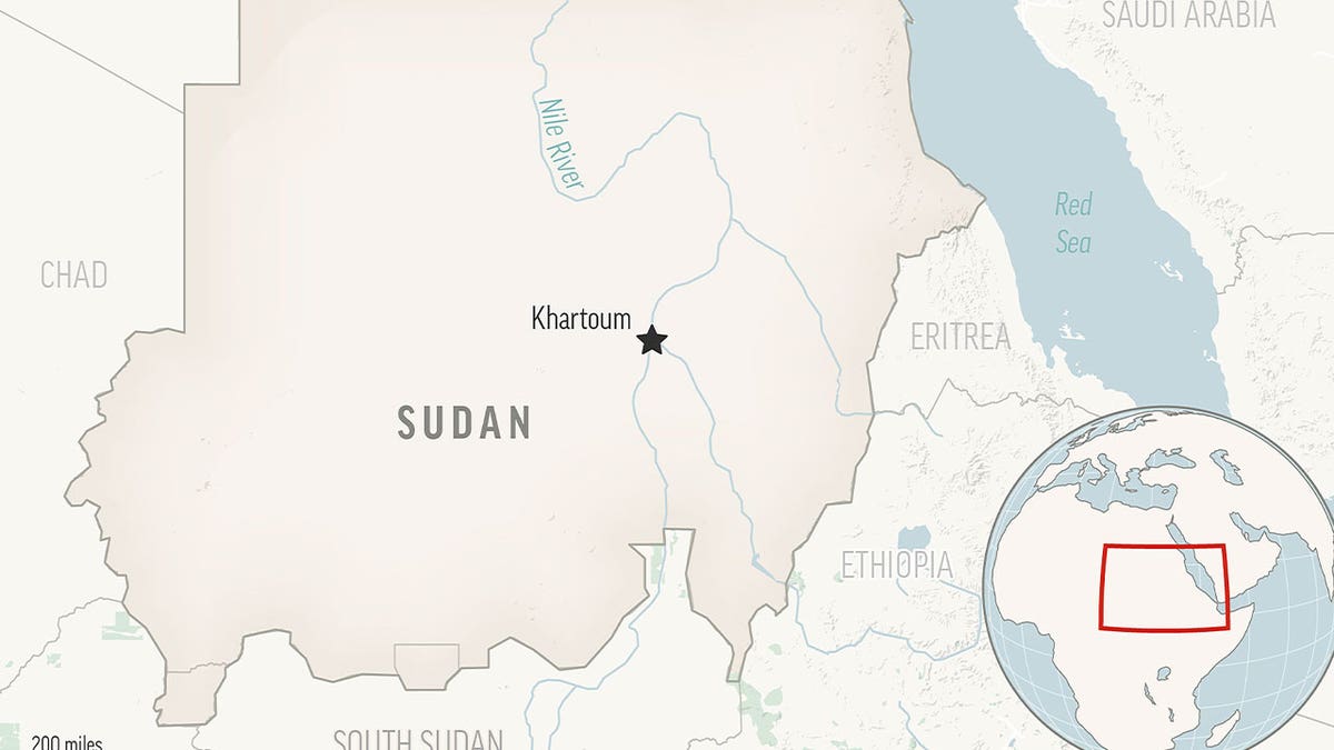 sudan map