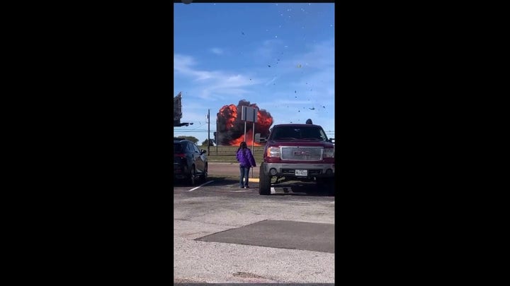 Planes collide, burst into flames during air show at Dallas Executive Airport