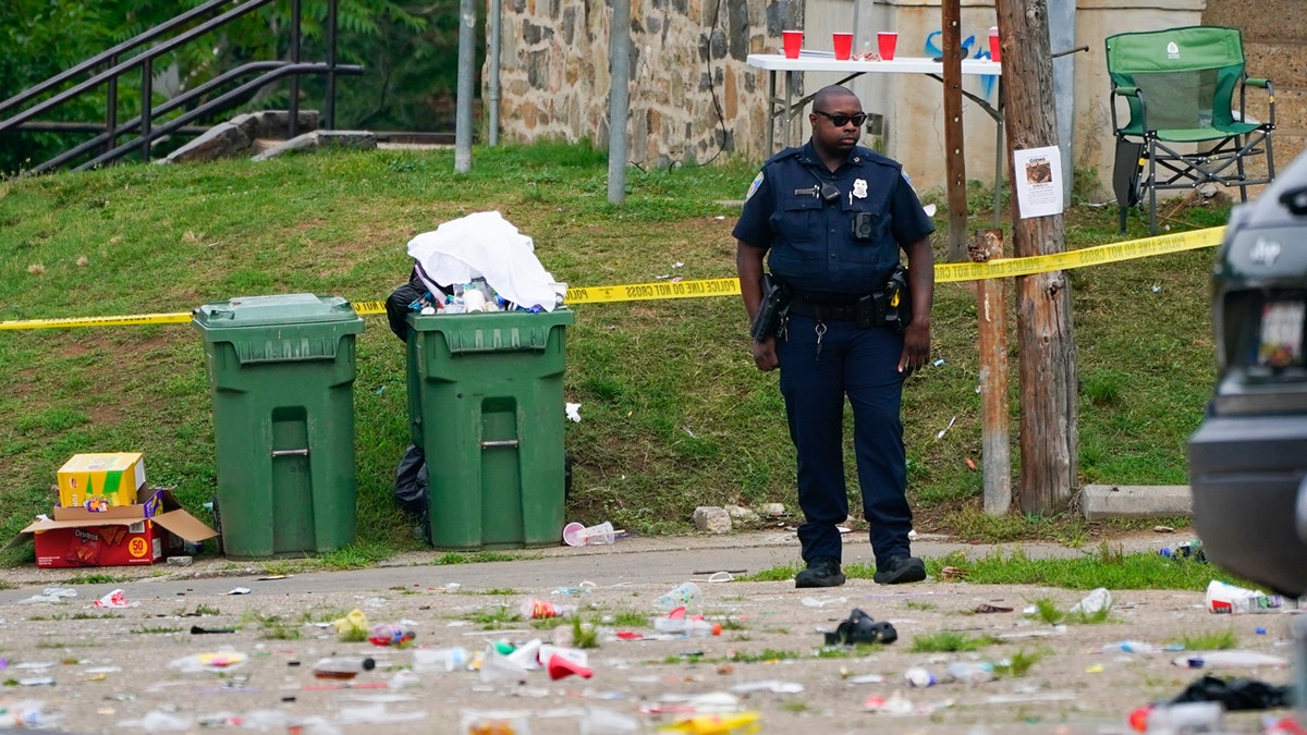 Scene of mass shooting
