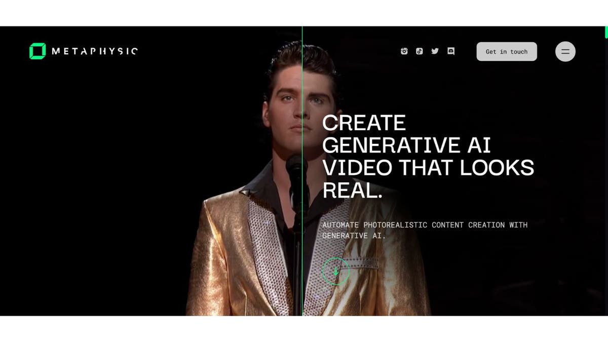 Photo of an AI advertisement.