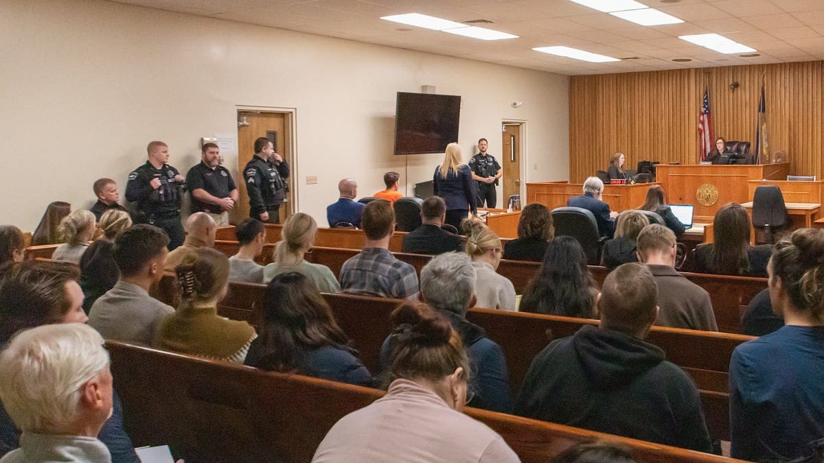 Bryan Kohberger attends a status hearing at a court in Moscow, Idaho