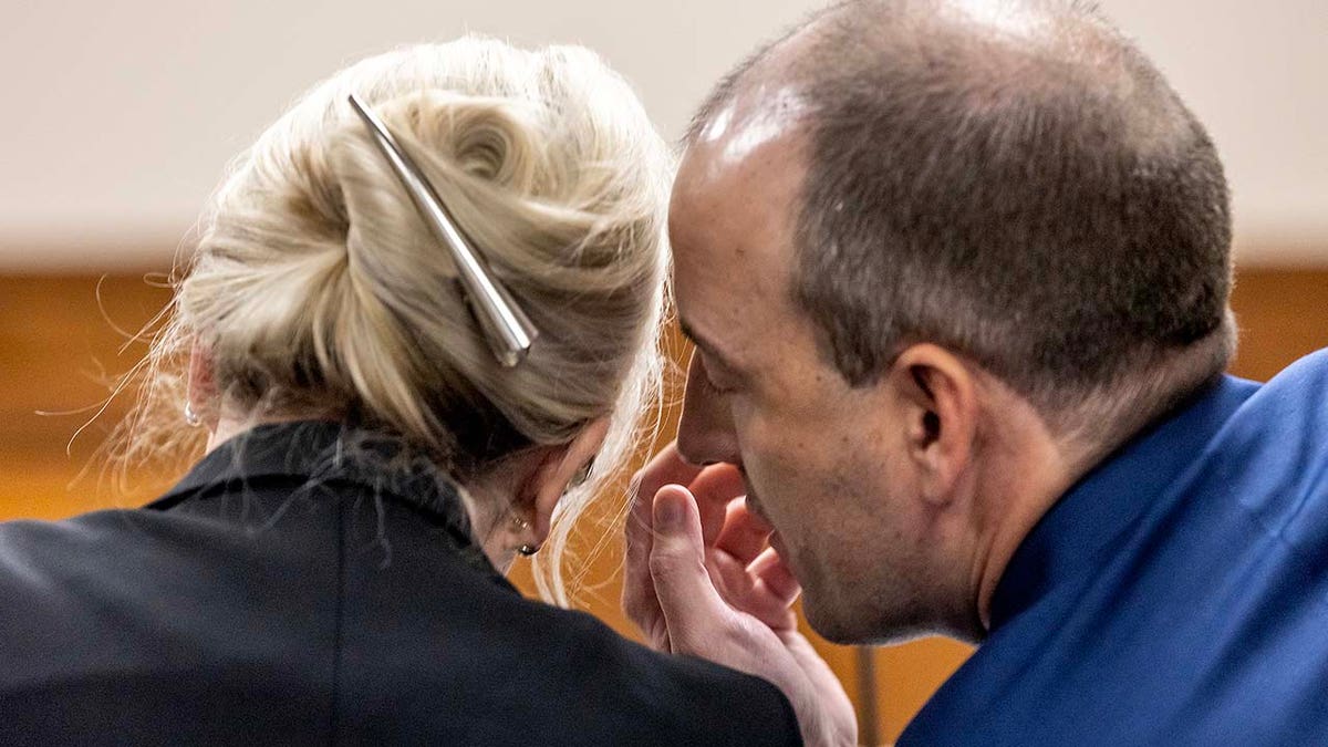 Deputy Attorney General Ingrid Batey and Deputy Attorney General Jeff Nye talk during Bryan Kohberger’s hearing