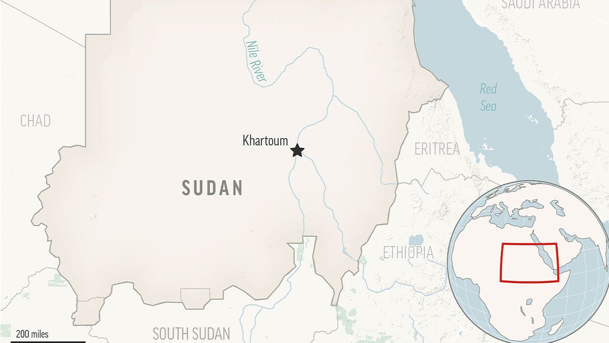 Sudan map