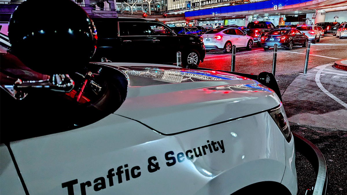 LA Airport police car