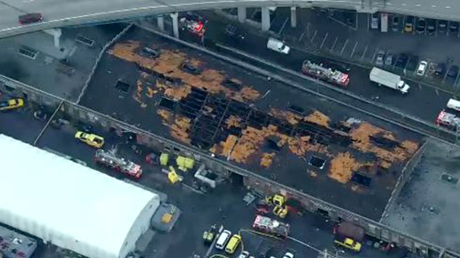 NYC warehouse fire injures firefighters 2