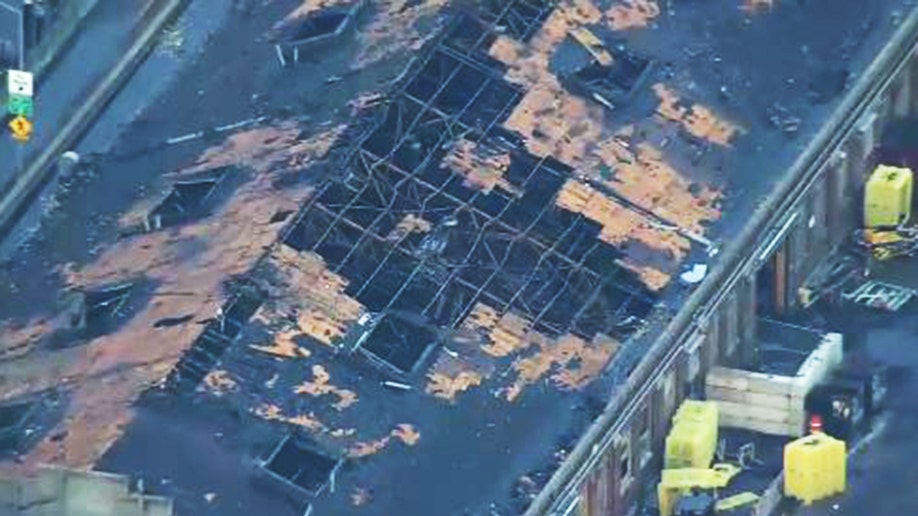 NYC warehouse fire injures firefighters 3