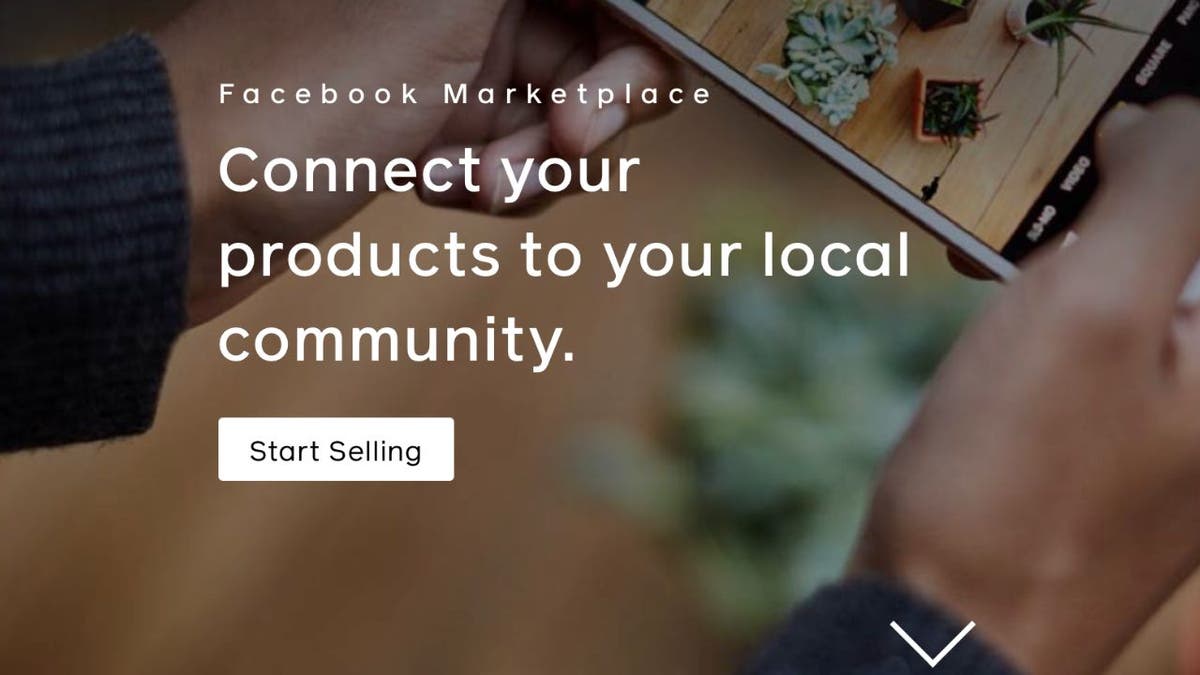 Screenshot shows Facebook Marketplace