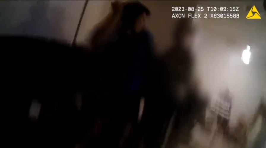 Video shows Las Vegas woman stabbing police officer before being shot