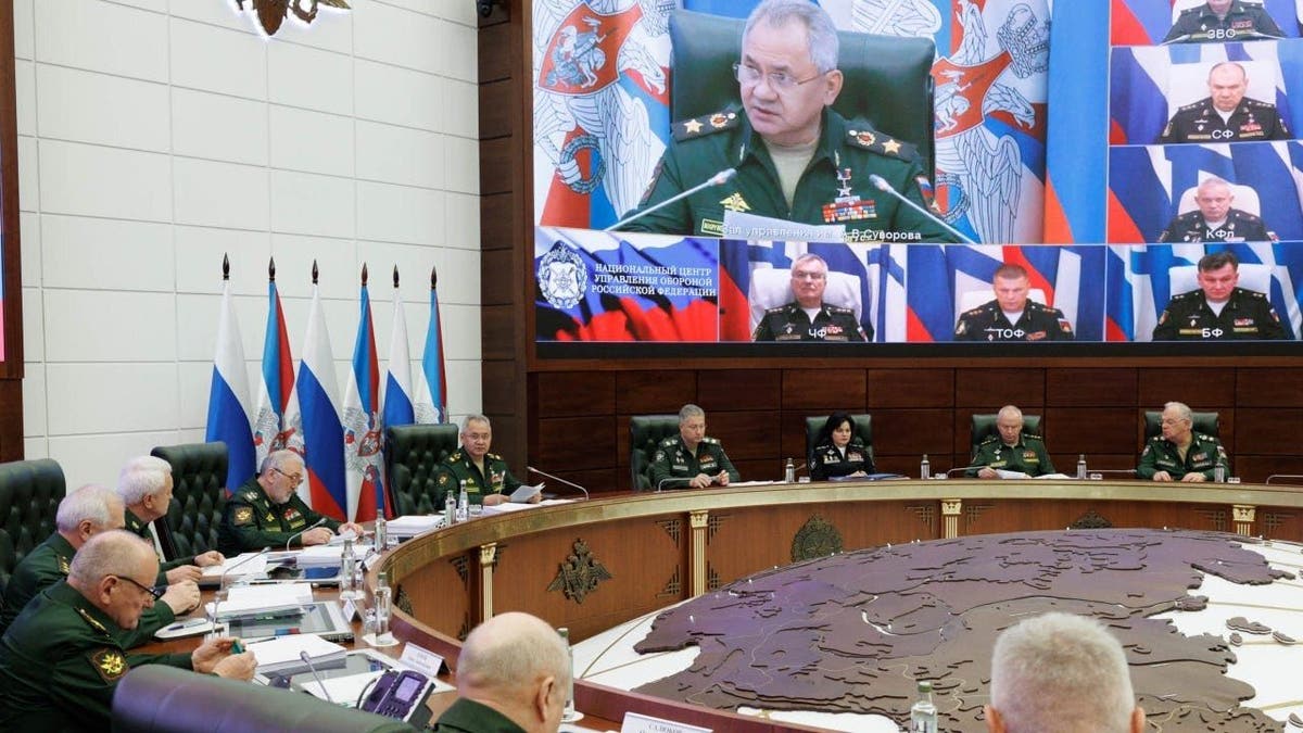 Viktor Sokolov during Russian meeting