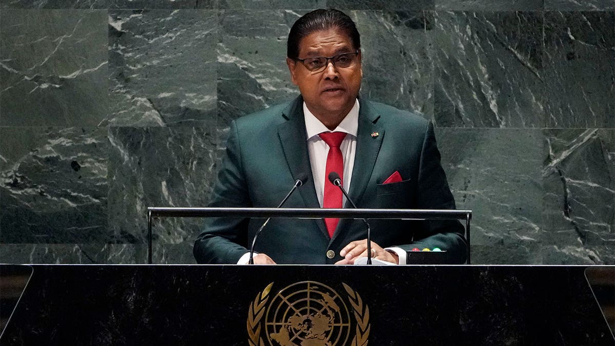 Suriname's President Chan Santokhi