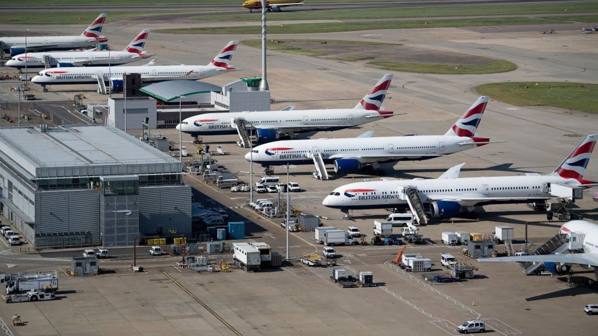 BA airlines at Heathrow