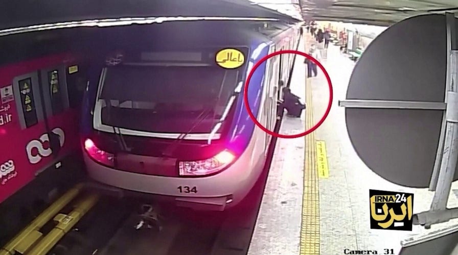 Video shows moment Iranian teen collapsed following reported security force confrontation