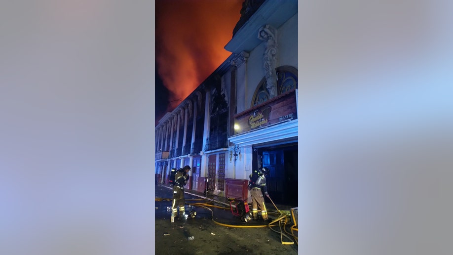 Outside look of deadly Spanish nightclub fire