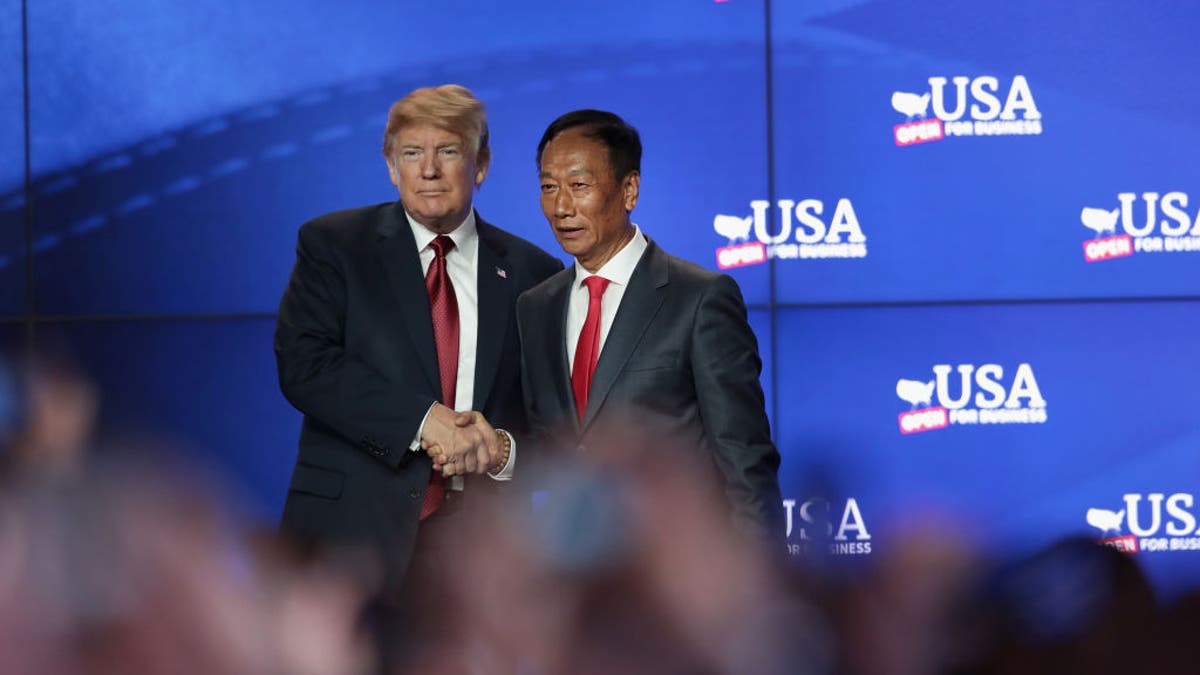 Terry Gou and Donald Trump