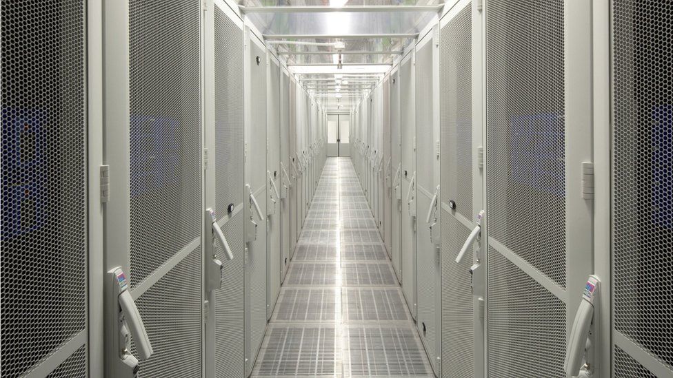 Inside DataVita's Fortis data centre in Scotland's central belt