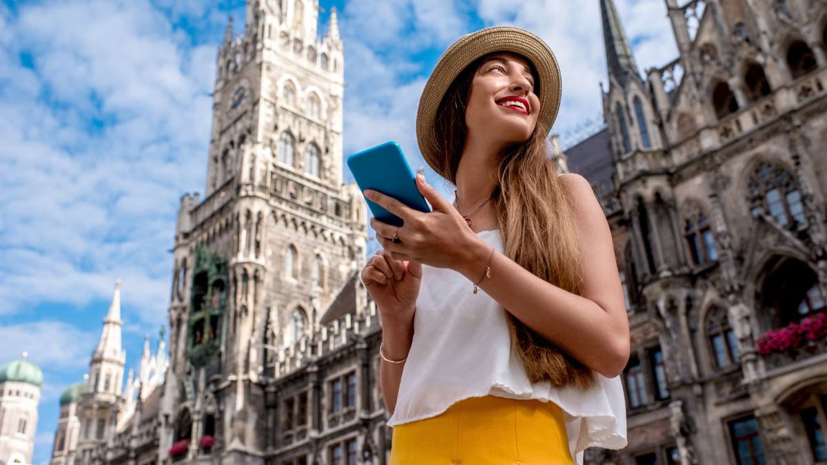 Woman traveling