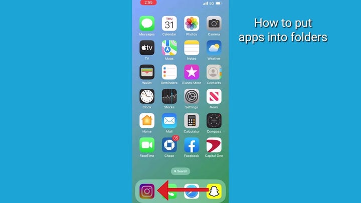 Kurt ‘CyberGuy’ Knutsson explains how to put your apps in folders