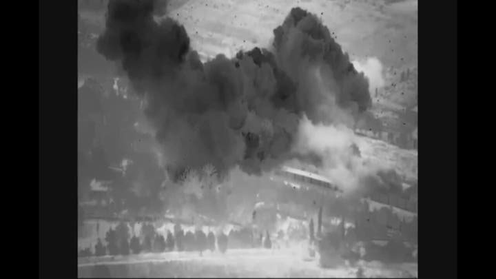US airstrike on facility in Maydin, Syria