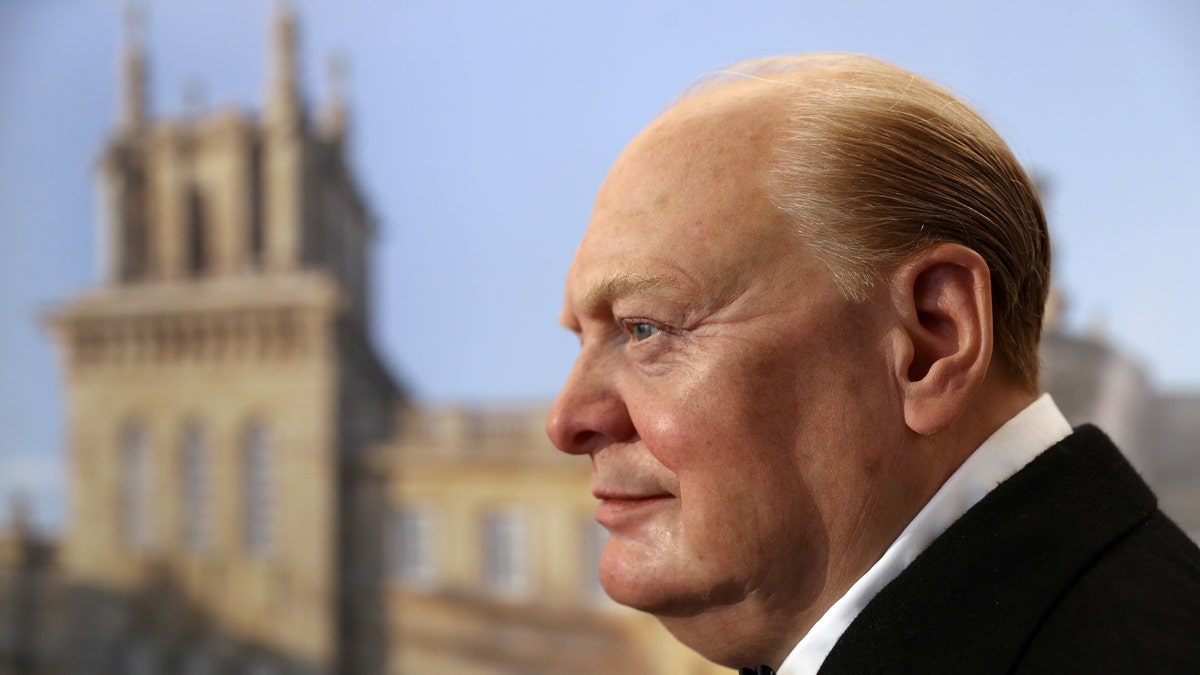 Waxwork of Winston Churchill