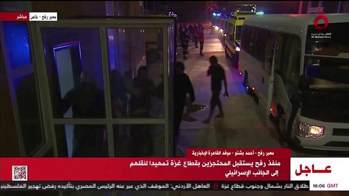 Israeli hostages released by Hamas arrive in Egypt