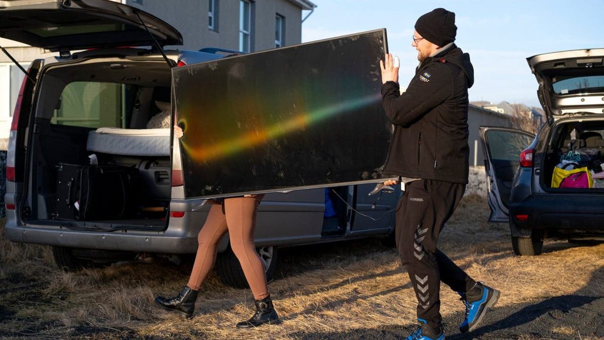 Iceland Volcano evacuation