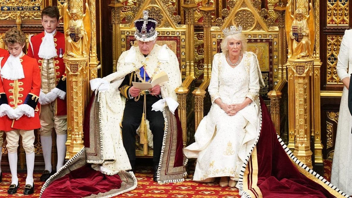 King Charles III opening parliament state