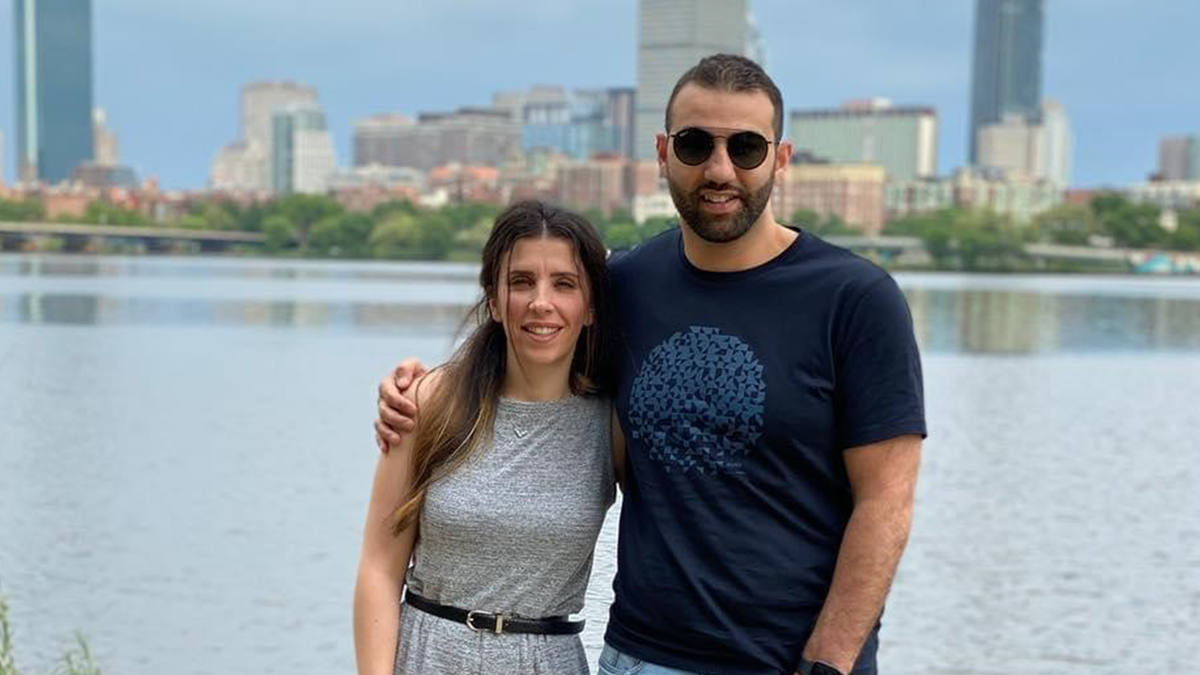 Wafa Abuzayda and Abood Okal