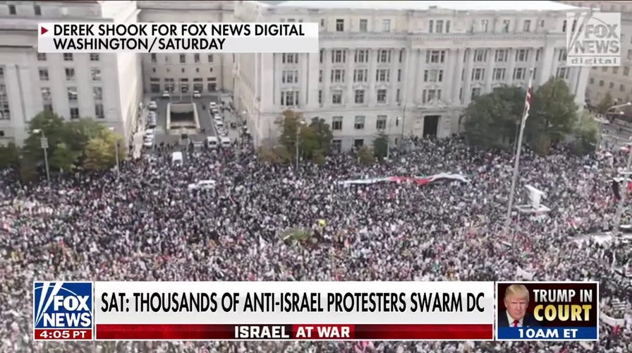 Protesters defend Hamas, condemn Israel outside White House