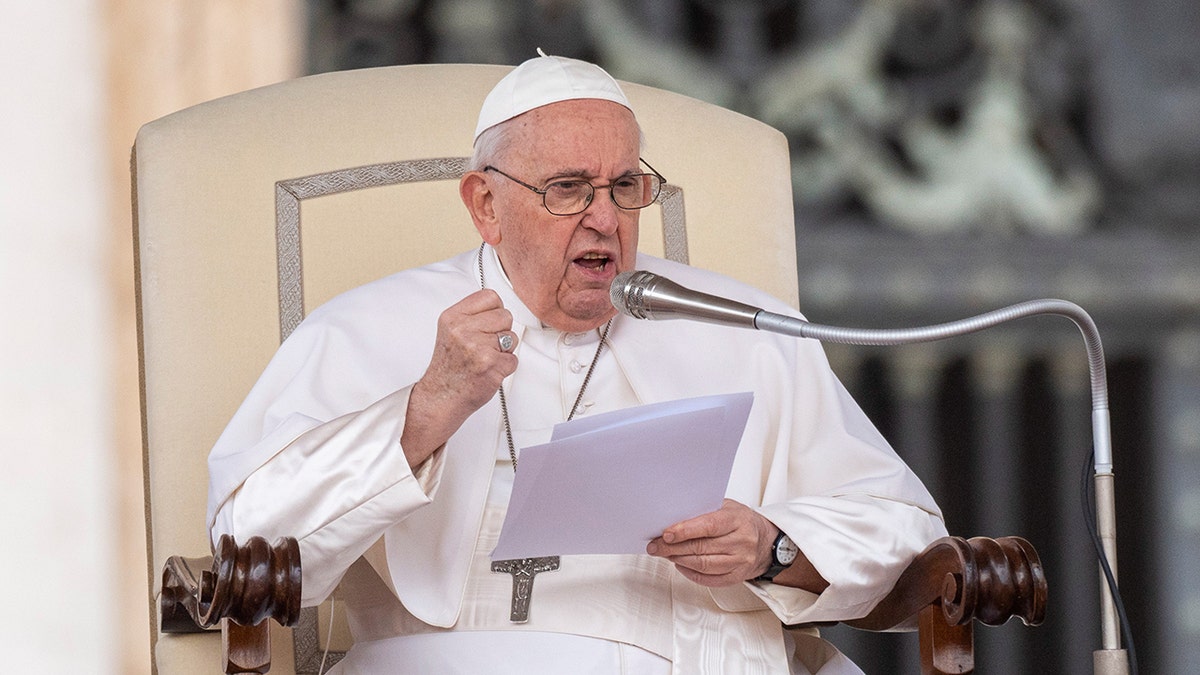 Francis speaking