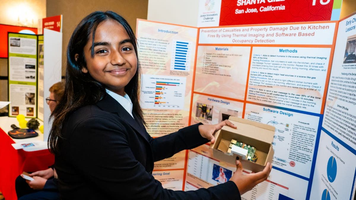 12-year-old Shanya Gill invents a life-saving fire detector