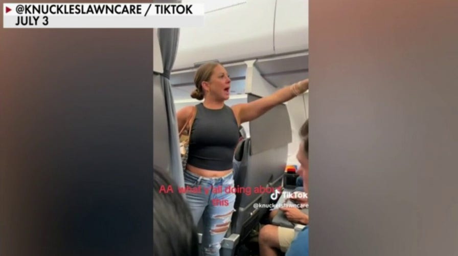 'The Five': 'Crazy Plane Lady' speaks to Jesse Watters