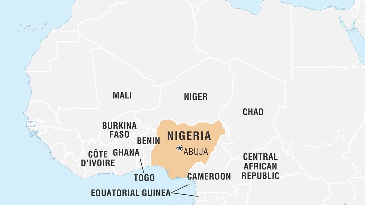 Map of African countries
