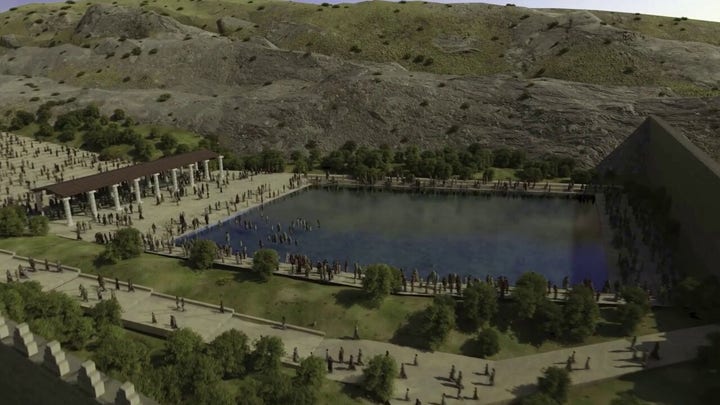 Video rendering of the Pool of Siloam