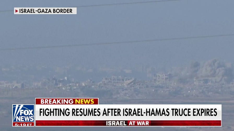 Fighting resumes as Israel-Hamas cease-fire expires 
