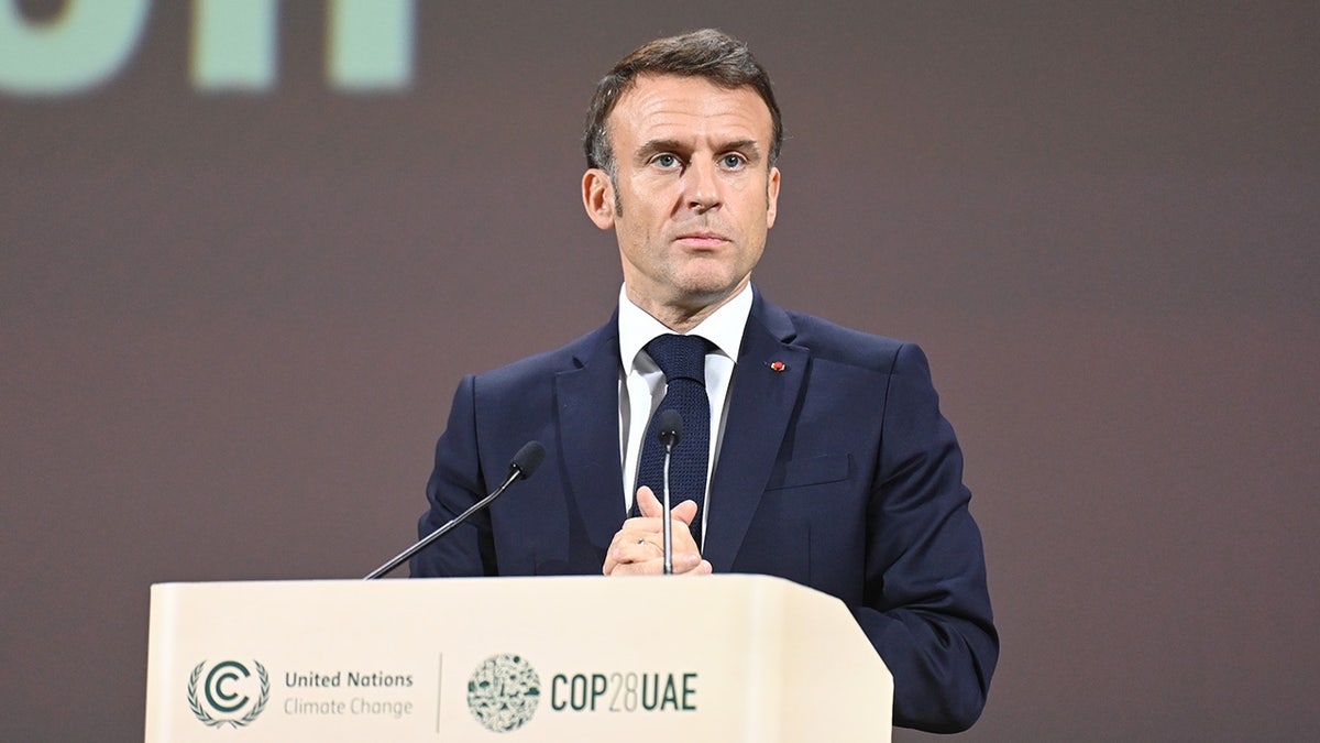 Macron speaks at COP28