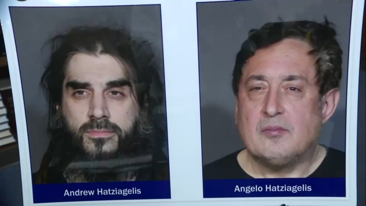 Andrew and Angelo Hatziagelis booking photos