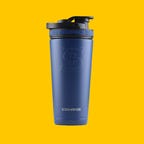 Ice Shaker shaker bottle in blue