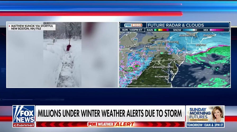 Millions under weather alerts as northeast region faces first major winter storm this year