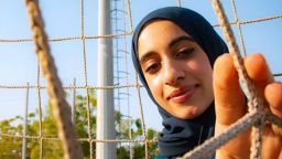 Reem Al-Haddad, who says the Qatar World Cup encouraged the younger generations to play the sport