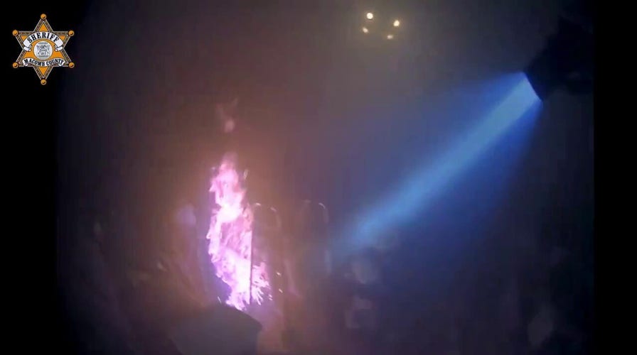 Macomb County Sheriff's deputies rescue man burning alive