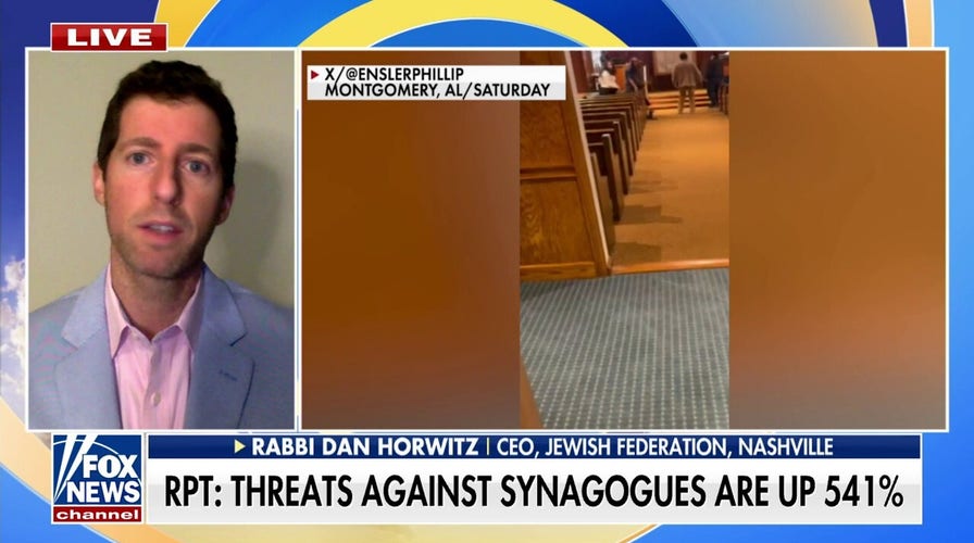 Synagogues reportedly see 541% increase in threats: 'Disturbing and unnerving'