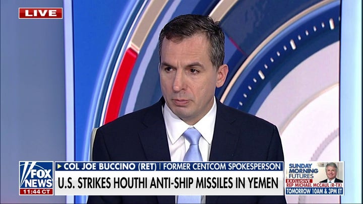 US strikes against Houthis are 'not working,' says former CENTCOM spokesperson