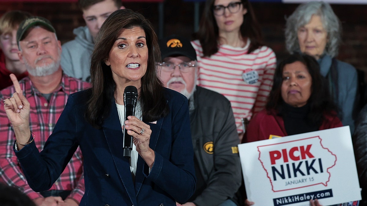 Nikki Haley speaks at campaign event