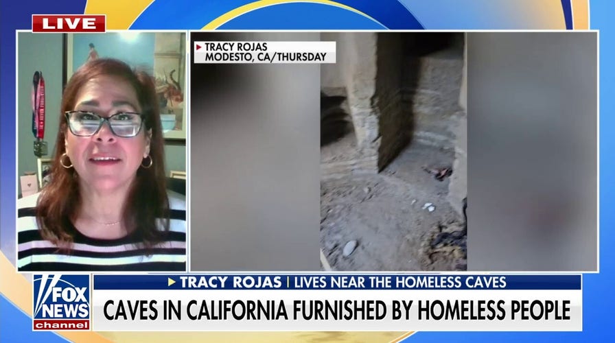 Homeless people found living in underground caves in California 