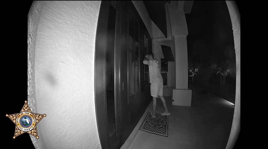 WATCH: Alleged squatter creeps around neighborhood to scout new home
