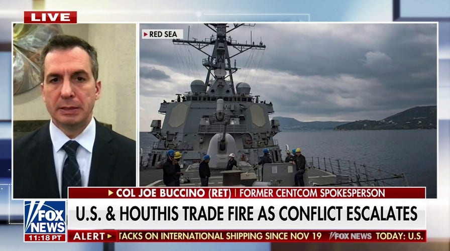 Iran is feeding these munitions to the Houthis in Yemen: Col. Joe Buccino